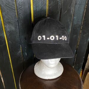 Vintage Y2K Millennium adjustable Cap with January 1, 2000 Date Embroidery